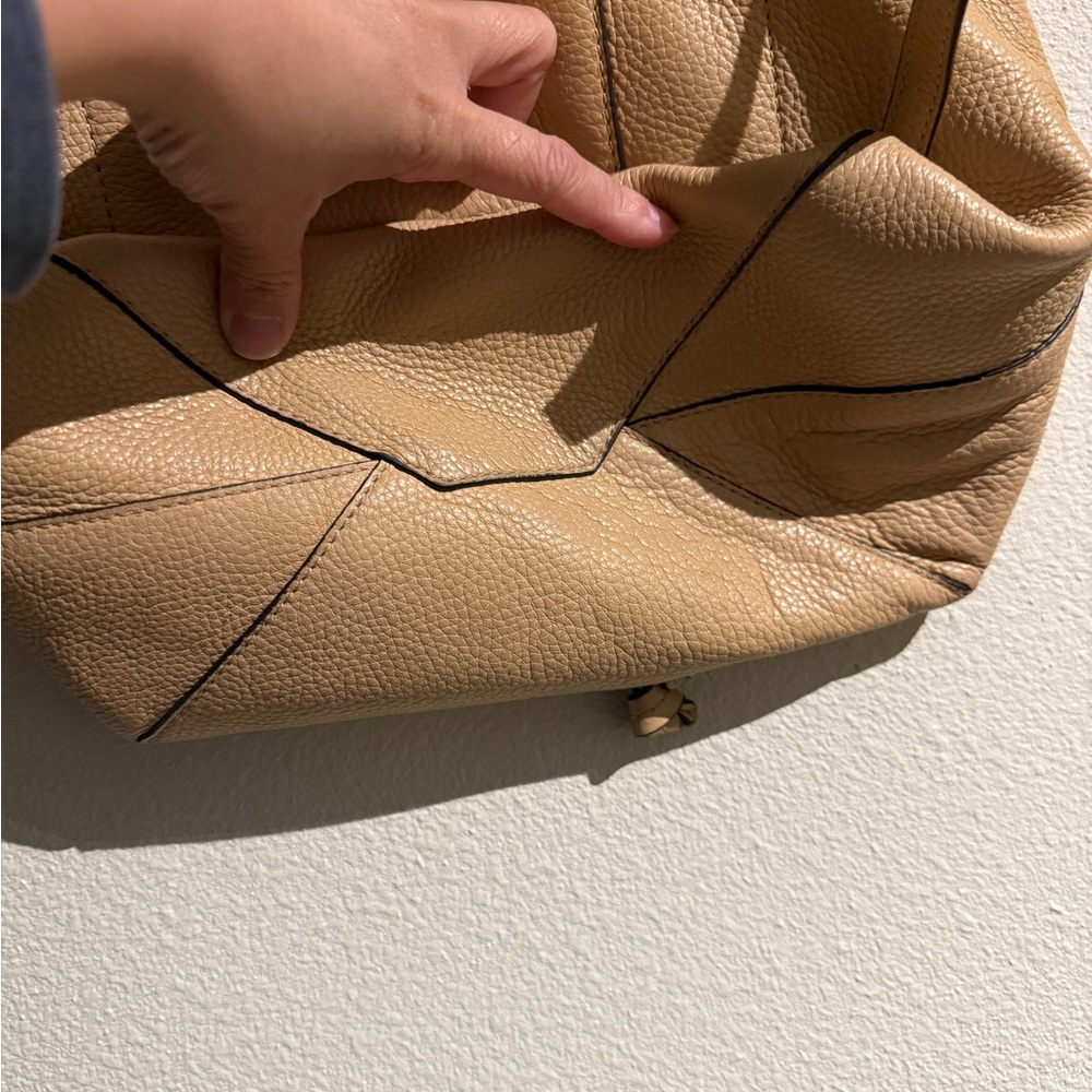 Michael Kors Beige Leather Backpack - Picture 3 of 7